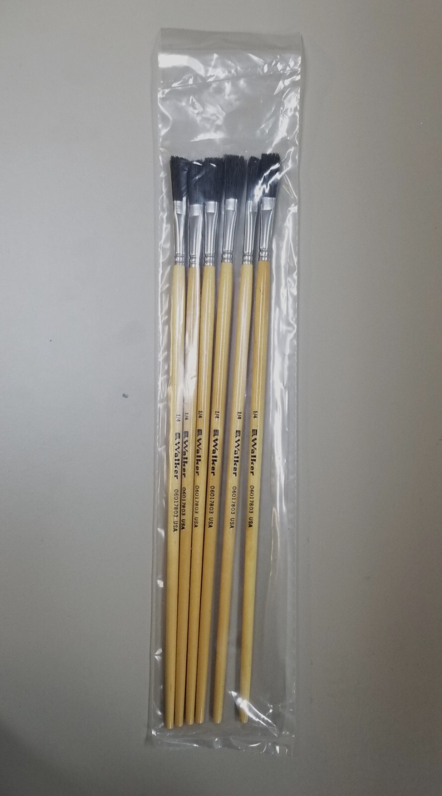 1/4" Fitch Natural Bristle Artist Brush, Pack of 6, FREE SHIP CONT. USA ONLY