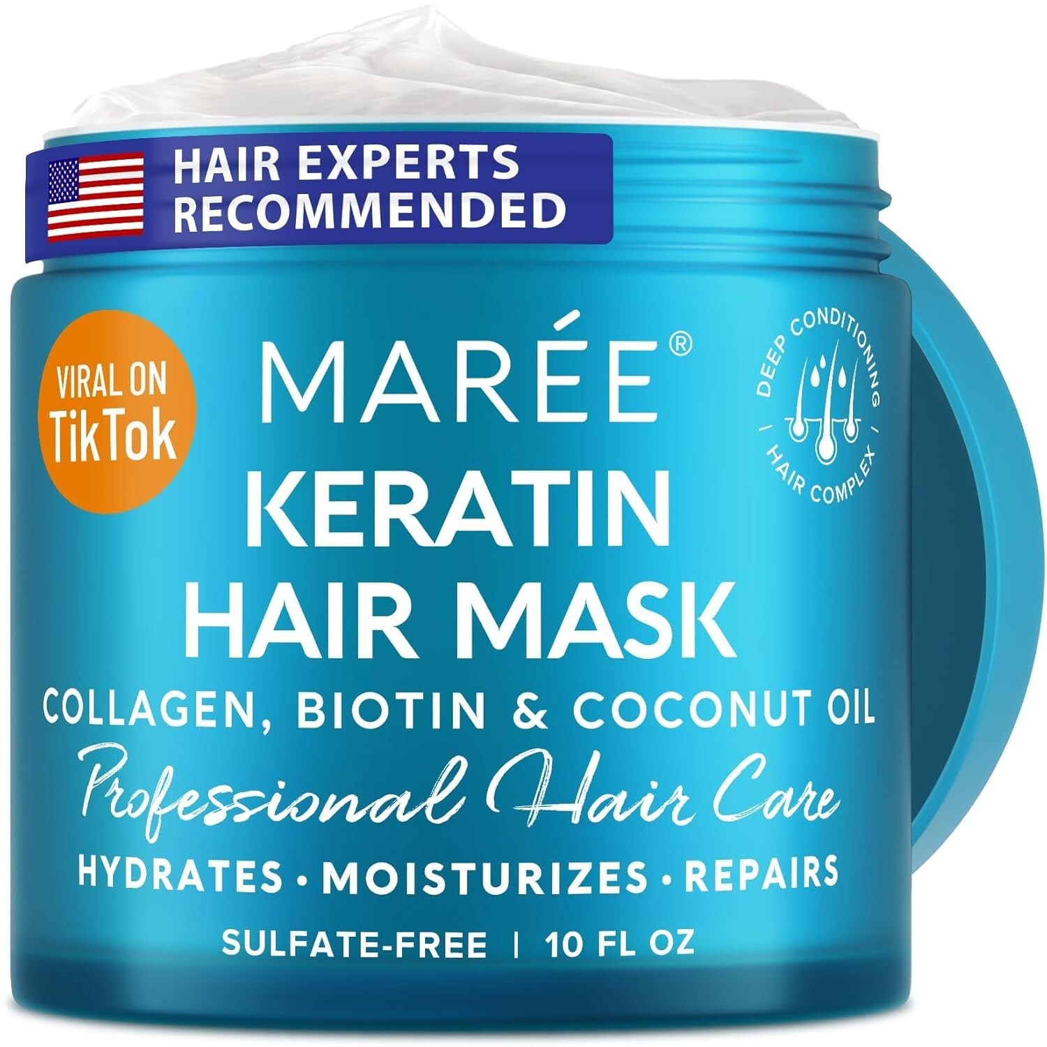MAREE Deep Hair Mask & Conditioner - Hydrating & Deep Conditioning Hair Mask wit