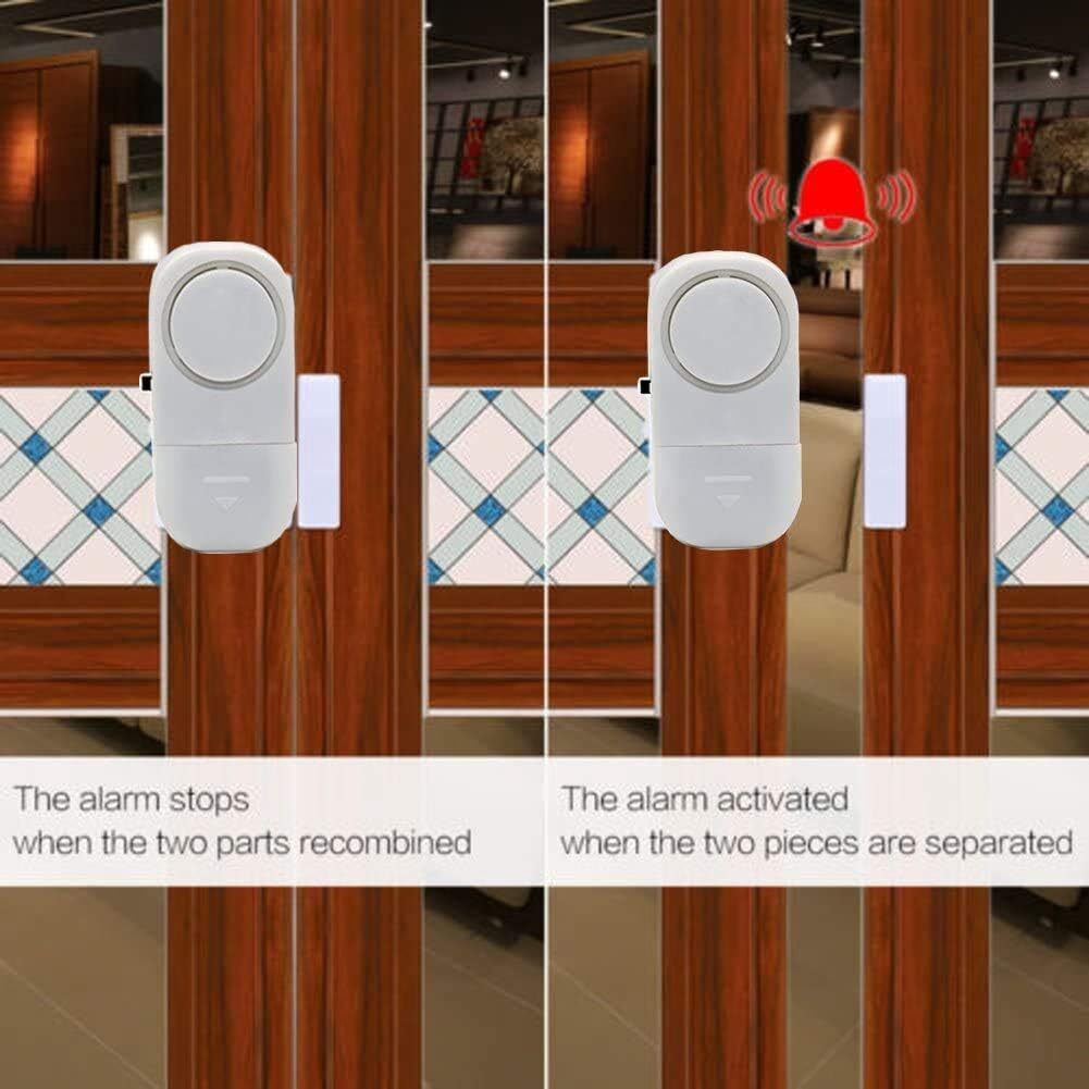 Wireless Home Window Door Burglar Security Alarm System Magnetic Sensor lot