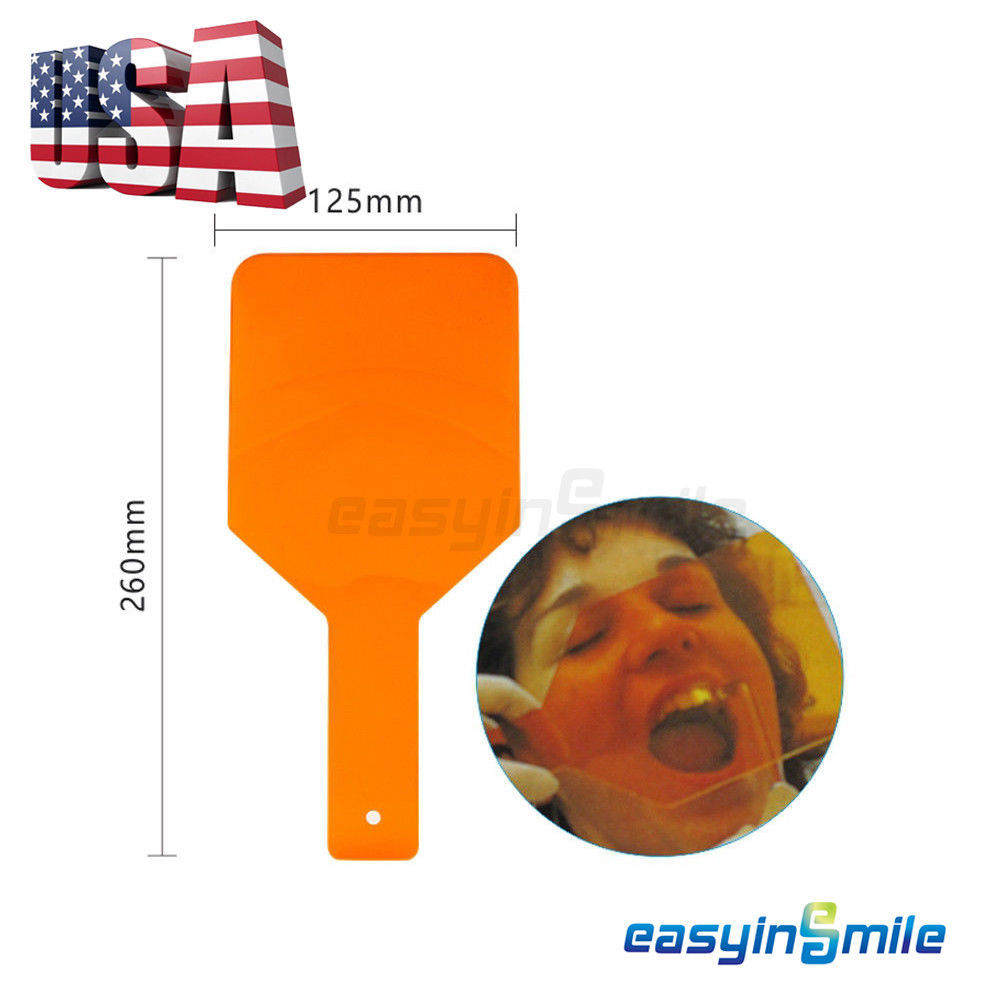 EASYINSMILE Dental Shield Hand-Held Protective Paddle For Curing Light Filter