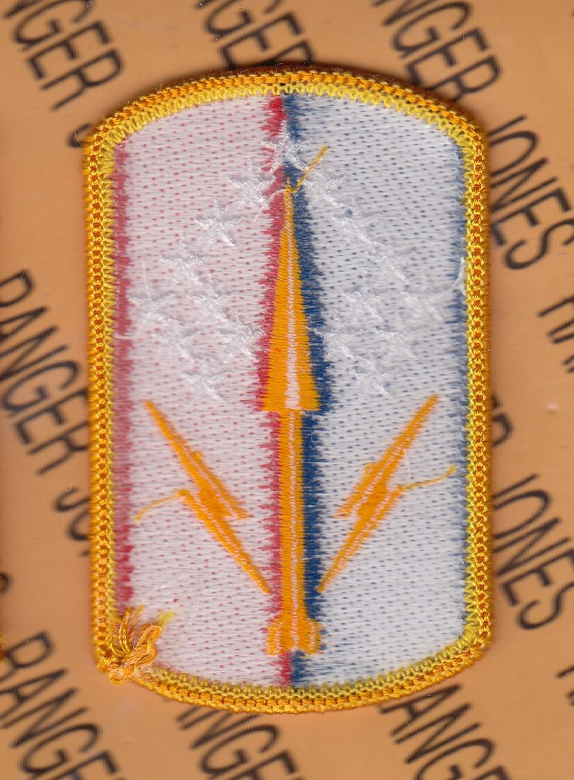 US Army 174th Air Defense Artillery Brigade ADA uniform ~3" patch m/e A