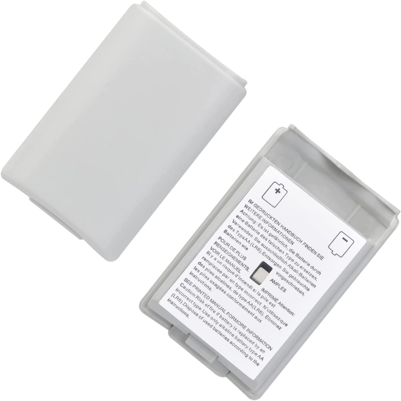 Secure Your Gaming: 2 Pcs Durable Battery Pack Covers for Xbox 360 Controllers