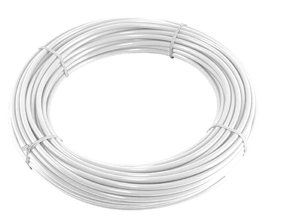 WHITE 10 Feet RO Polyethylene Tube 3/8" NSF - RO, Refrigerator Cooler