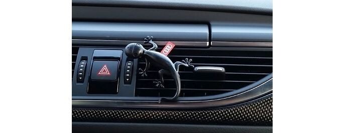 Audi Genuine Accessories Fragrance Gecko, Black with Spicy Scent