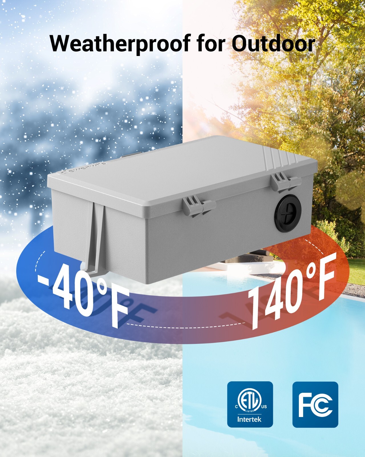DEWENWIL WiFi Pool Pump Timer, Heavy Duty Wireless Controller Timer Water Heater