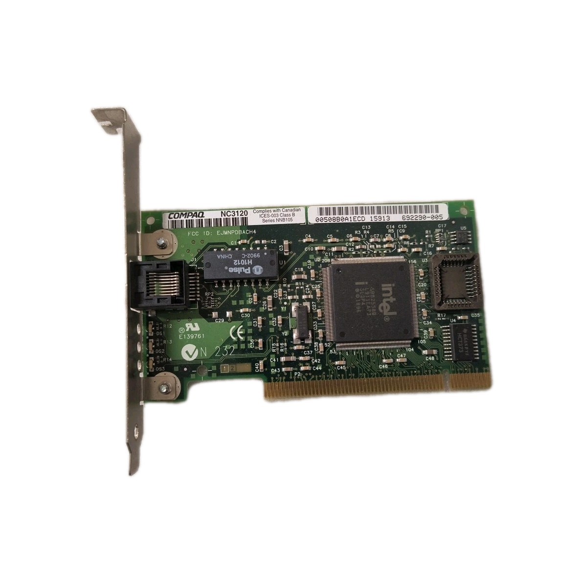 * SALE * VINTAGE COMPAQ NC3120 INTEL SB82558B PCI ETHERNET RJ45 CARD MXB70B