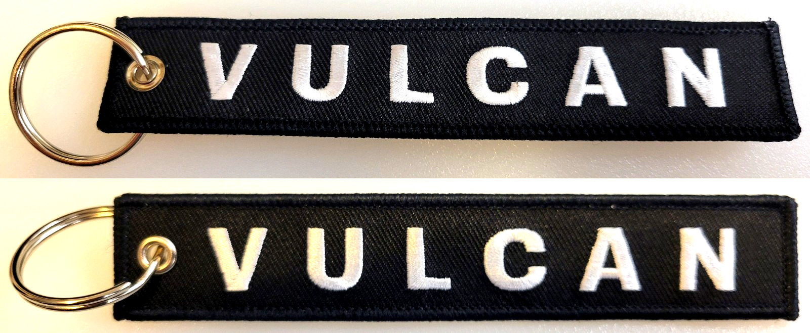 VULCAN ROCKET Aerospace Company~ PATCH KEY CHAIN FOB Space Promo LUGGAGE BAG TAG