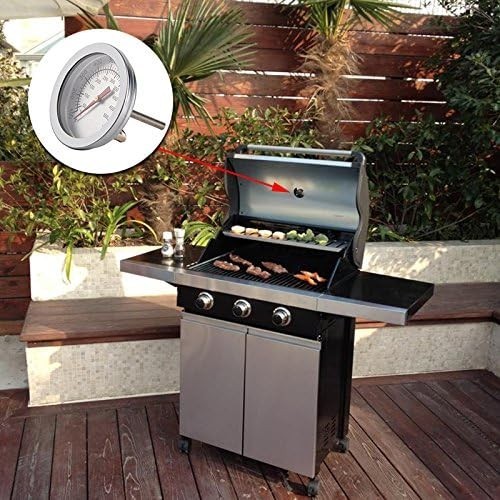 Environmentally Friendly BBQ Thermometer 2-Pack - Stainless Steel & Waterproof