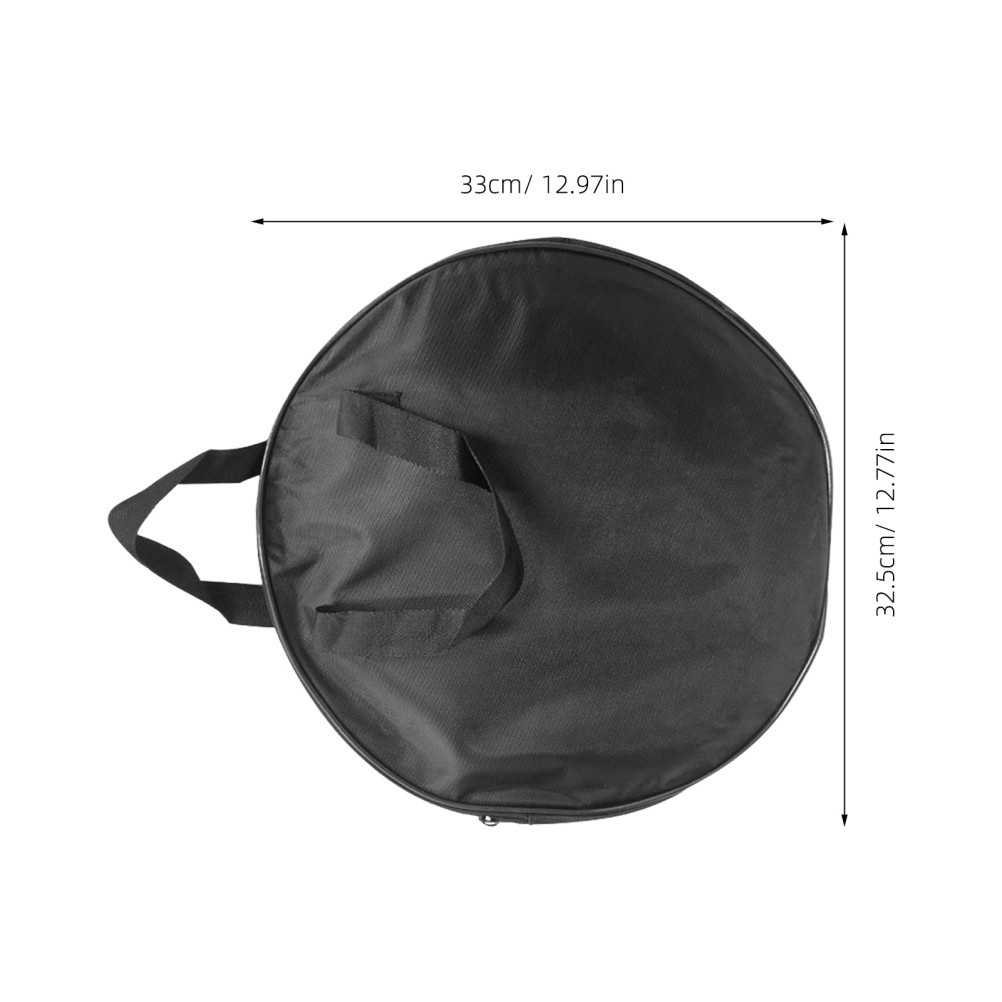 Practice Drum Pad Set Compact Storage Bag Cymbal Dividers Covers