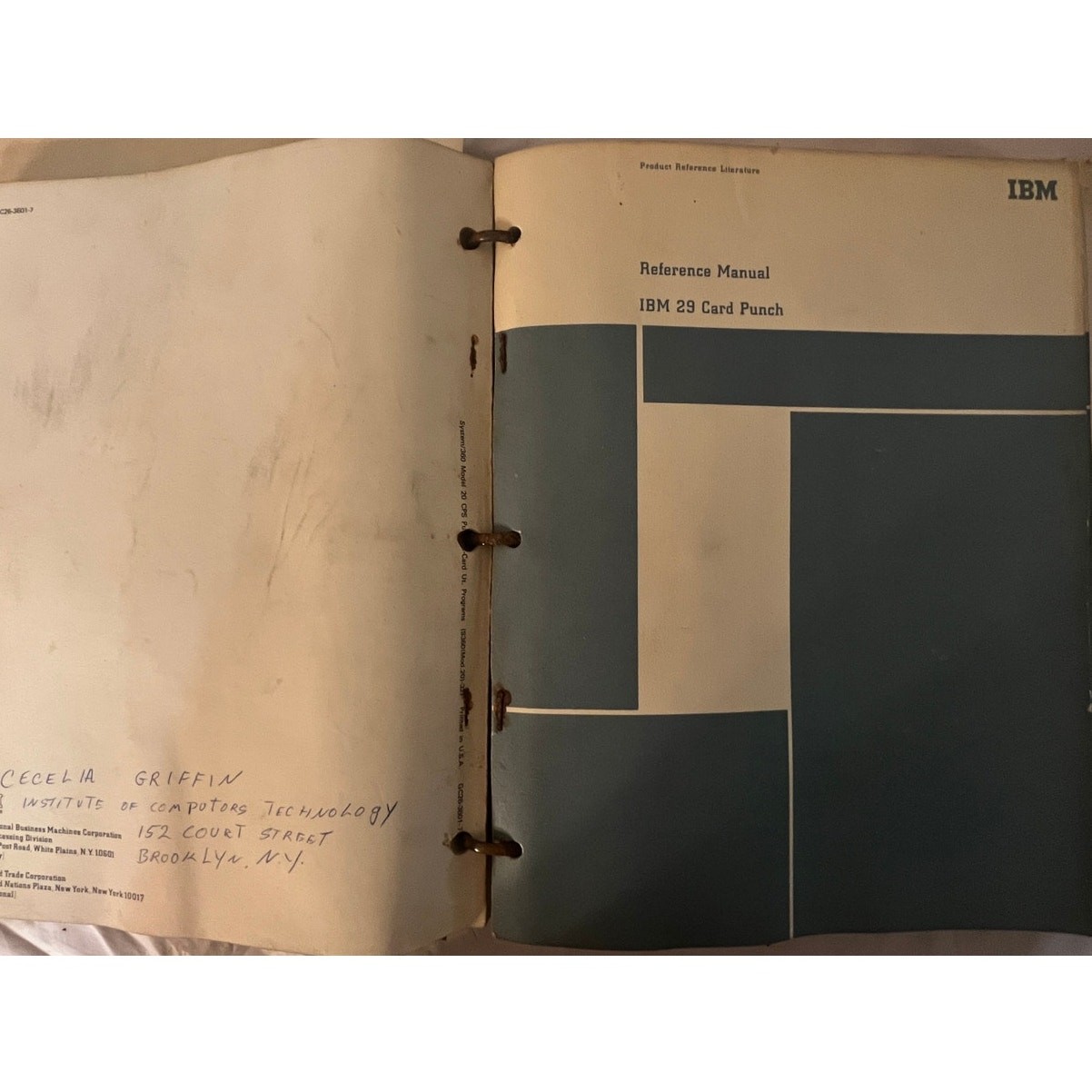Vintage IBM System 360 Model 20 Punched-Card Utility Programs 1970s Collection