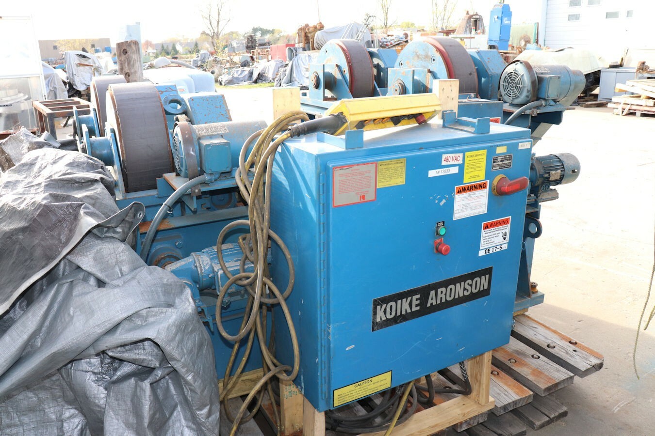 Koike Aronson WRD30 Turning Rolls - 30,000 lbs.