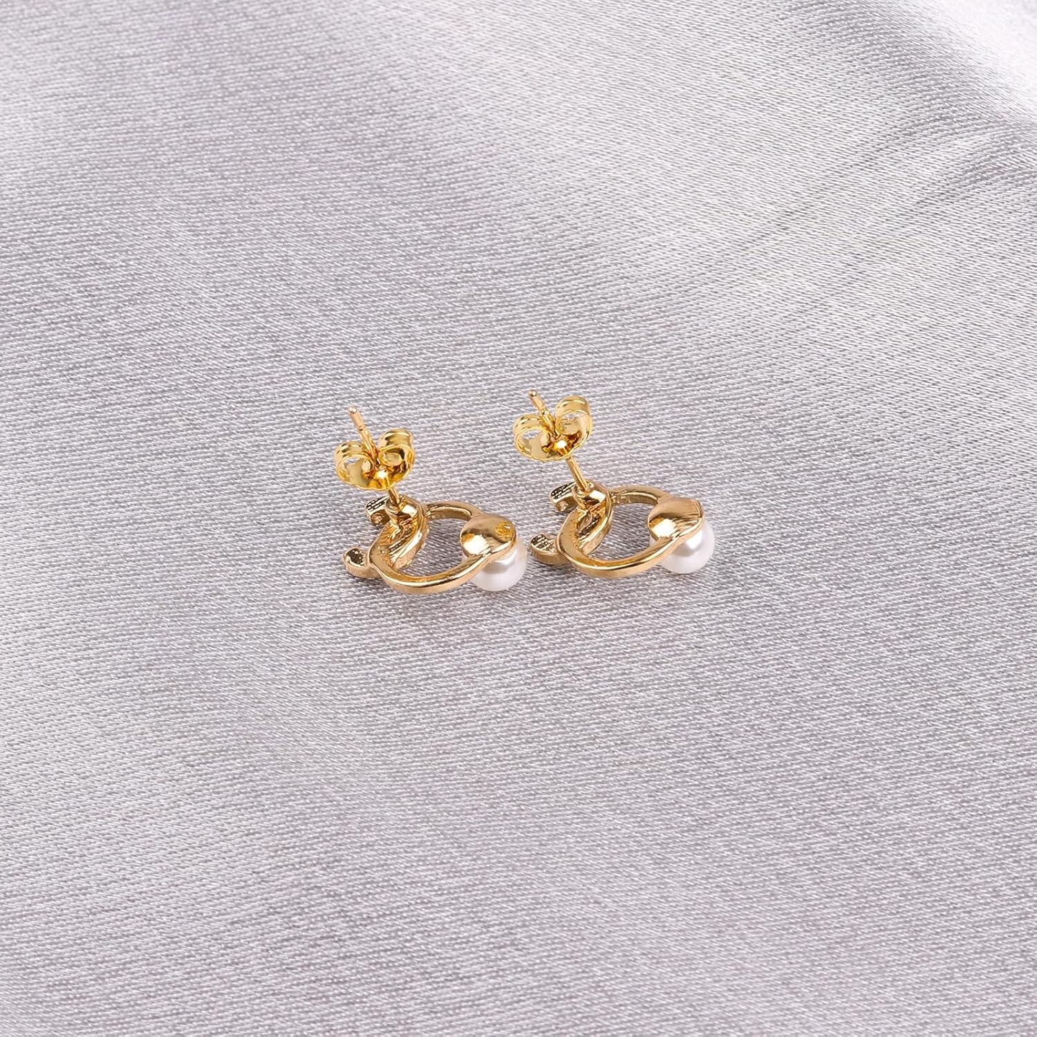14K Gold Earring Backs Replacements - Hypoallergenic Earring Backs for Studs, Se