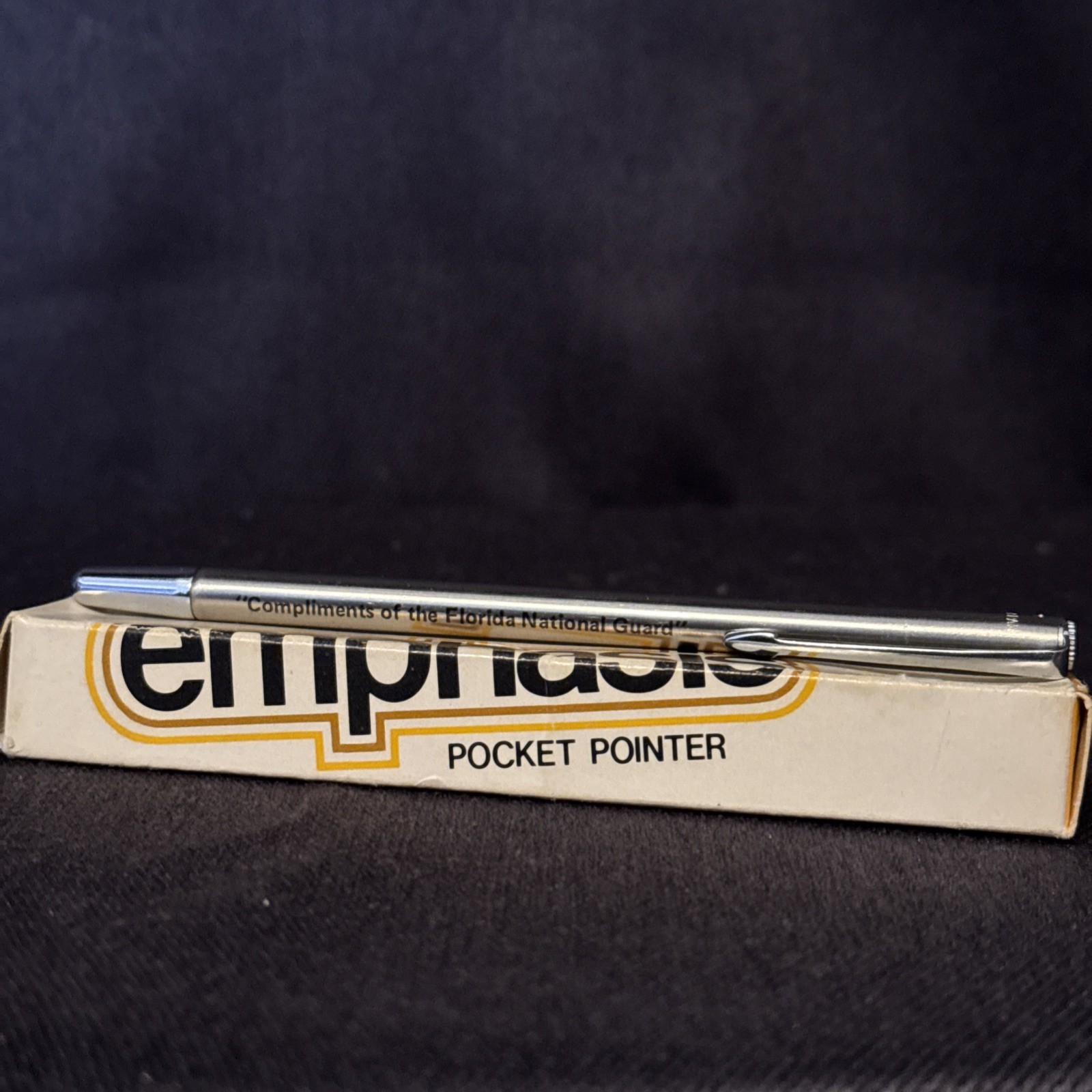 Vintage National Guard Emphasis Metal Telescoping Pointer Ad Memorabilia