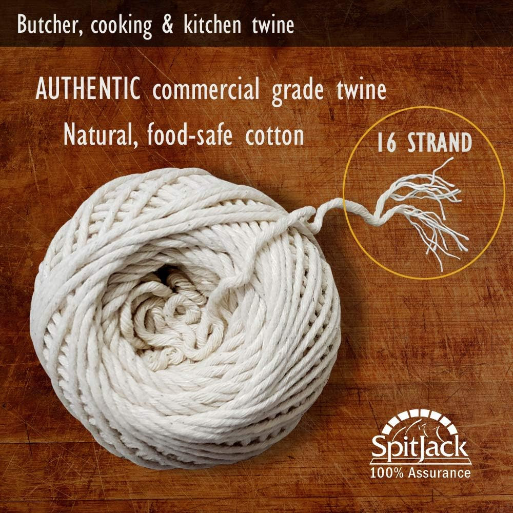 Meat Trussing Needle and Butchers Cooking Twine Kit for Sewing up Whole Hog, Pig