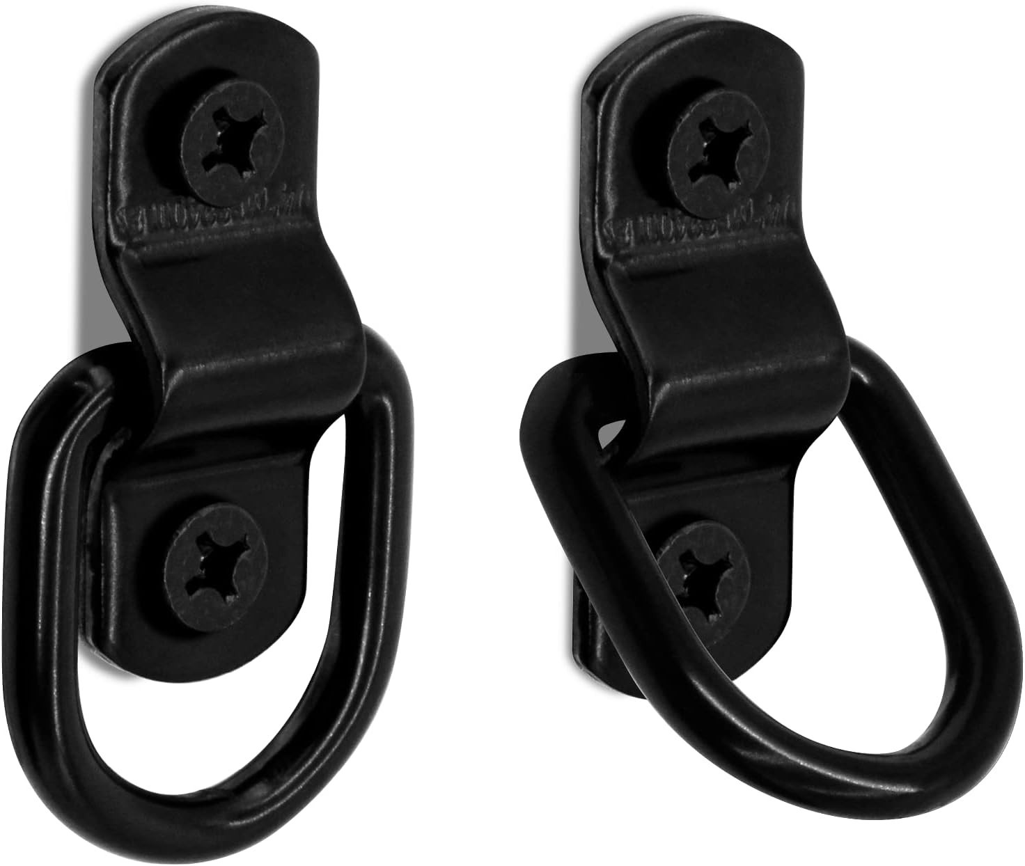 12 Pack D Rings Tie Down Anchors Hooks with Screws for Trailer Truck Bed Bracket
