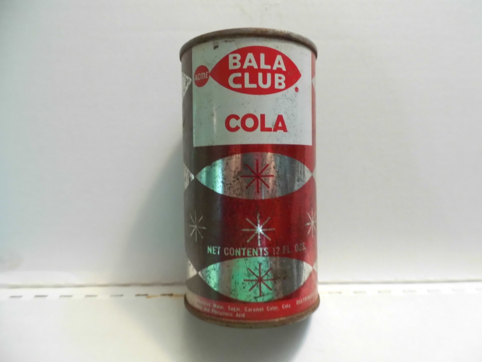 BALA CLUB PALE DRY GINGER ALE  F/T SODA CAN~ACME MARKETS INC.,PHILA.,PA