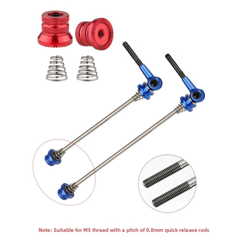 Mountain Bike Quick Release Lever M5 0.8mm Thread Lightweight Aluminum