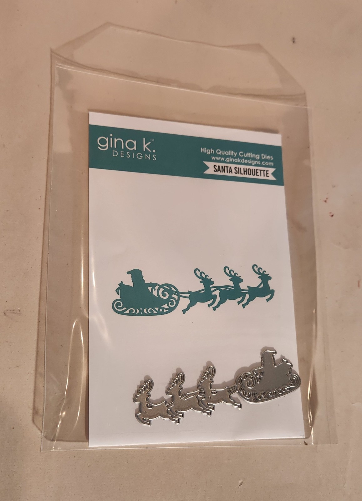 Gina K Designs Santa Silhouette Die Set