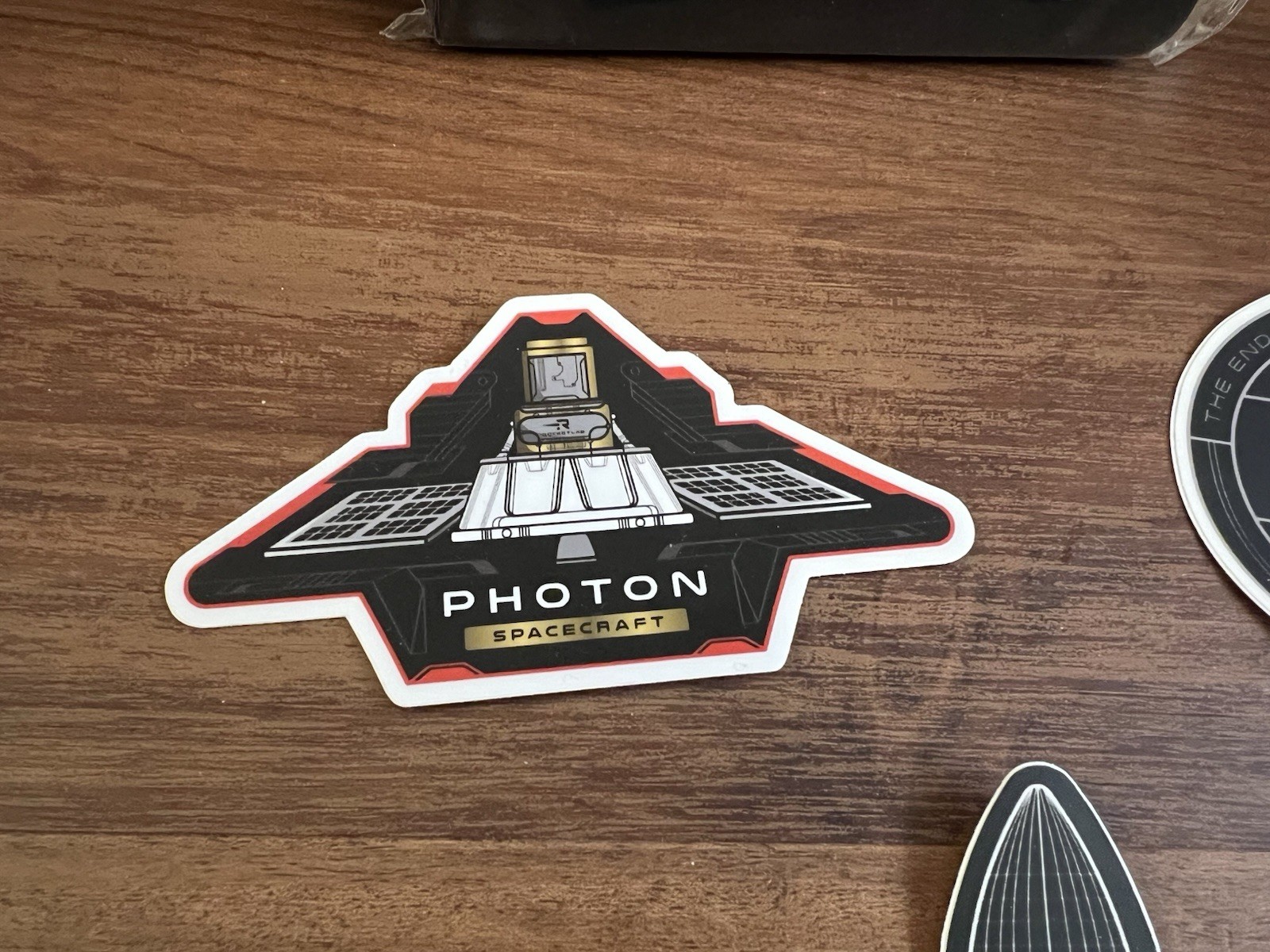 Lot Rocket Lab Journal Planner & Stickers Neutron Photon Spacecraft Logo Items