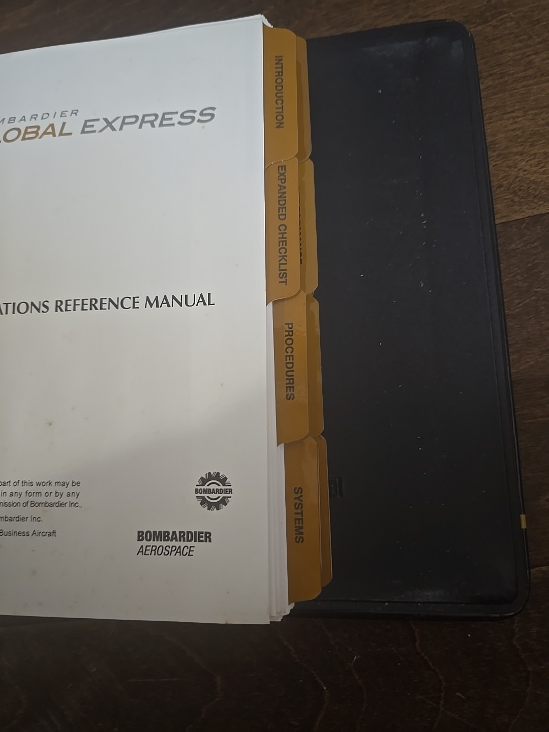 Bombardier Global Express Operations Reference Manual