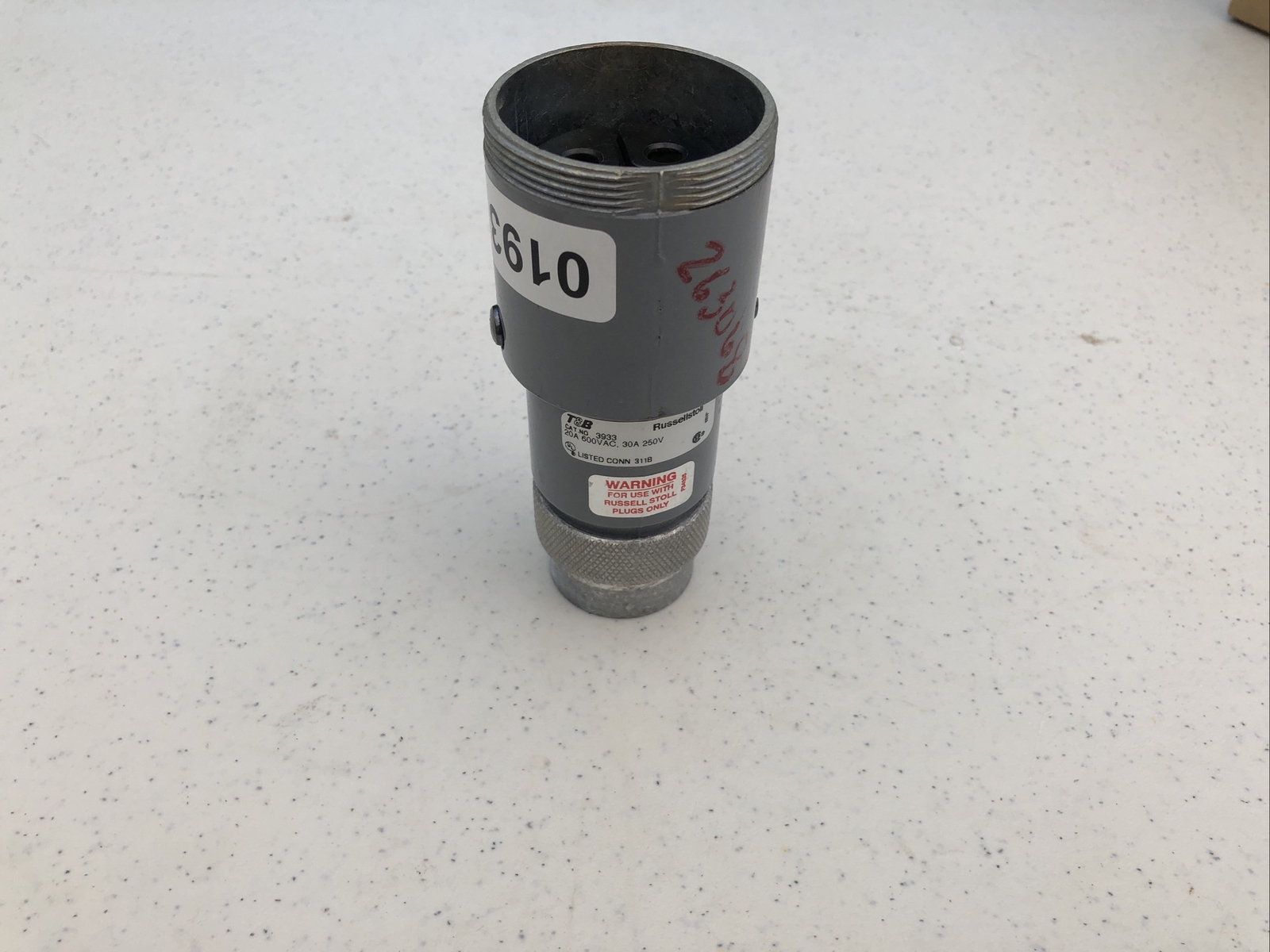 HSF8414 RUSSELLSTOLL T&B 30A, 250V/600VAC, Female Connector.