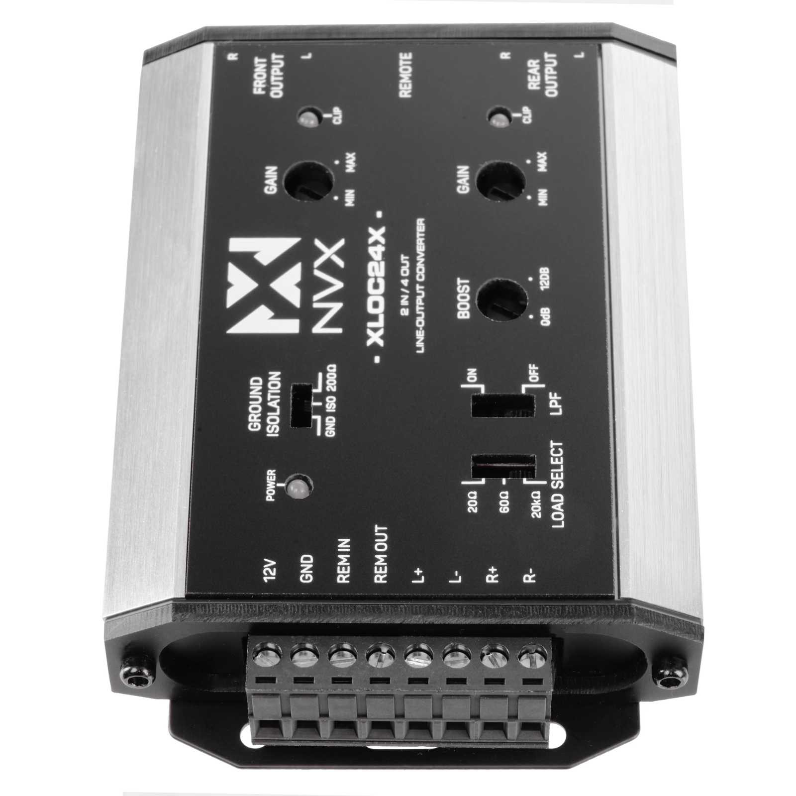NVX XLOC24X 2 inputs / 4 outputs Line Output Converter with Remote Level Control