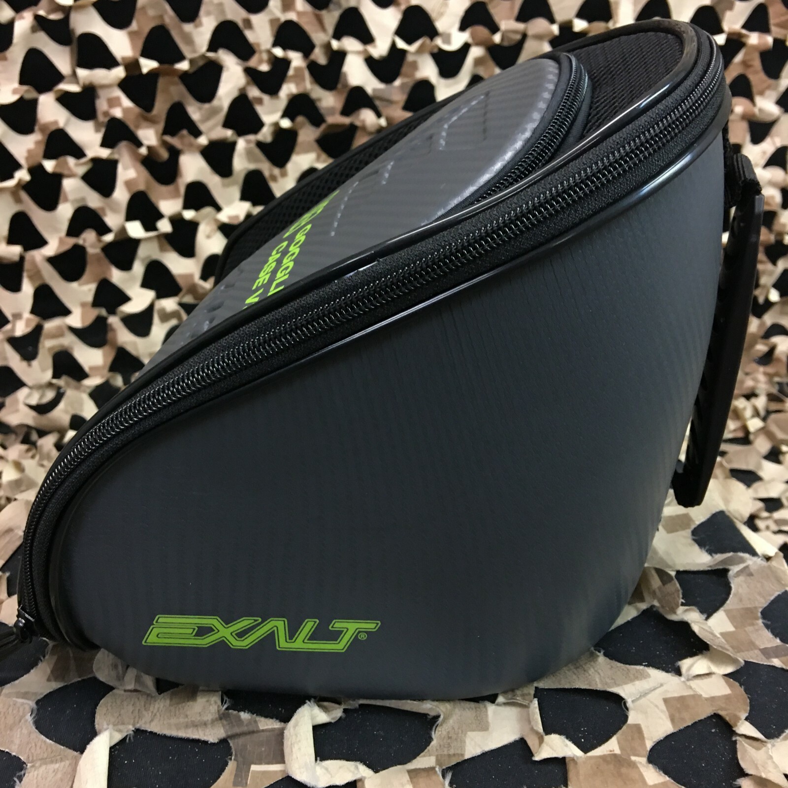 NEW Exalt V3 Universal Carbon Goggle Case - Charcoal/Lime