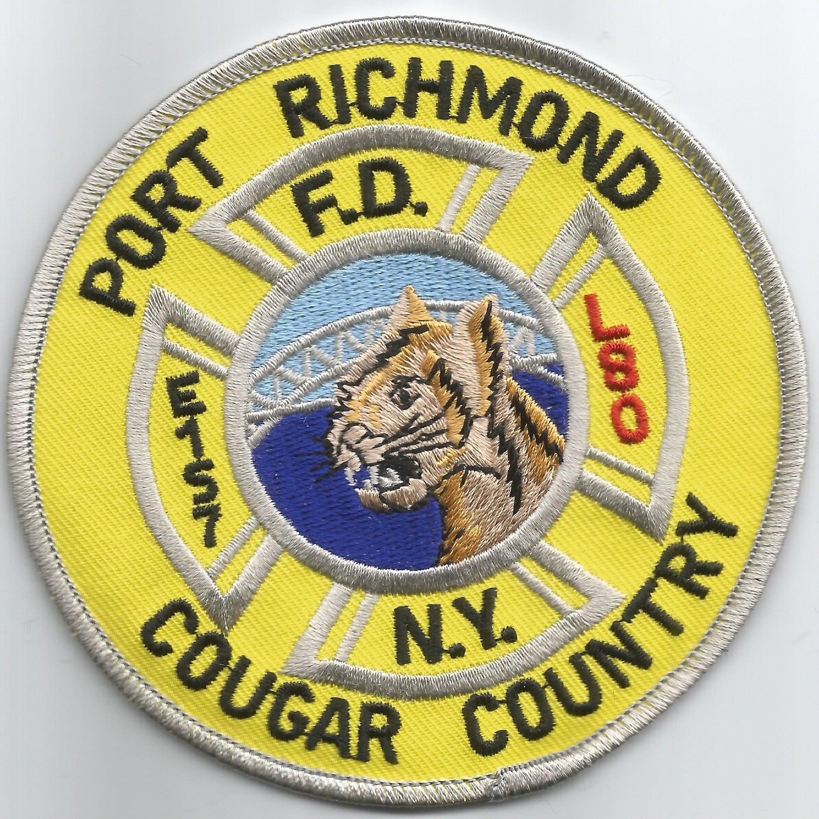 New York City  Engine - 157 / Ladder-80 "Port Richmond" (4" round) fire patch