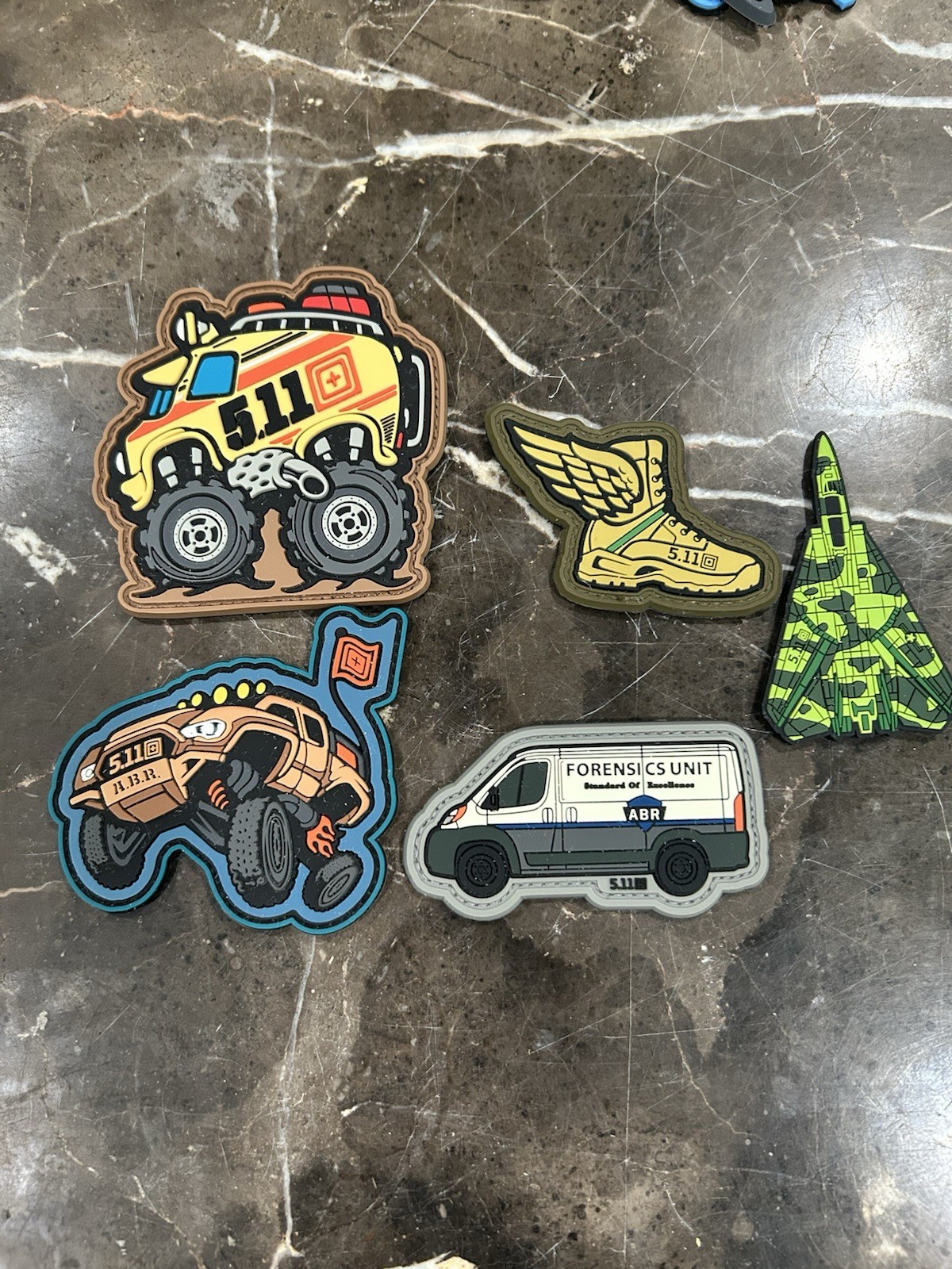 5.11 Tactical Patches Mixed Lot of 5