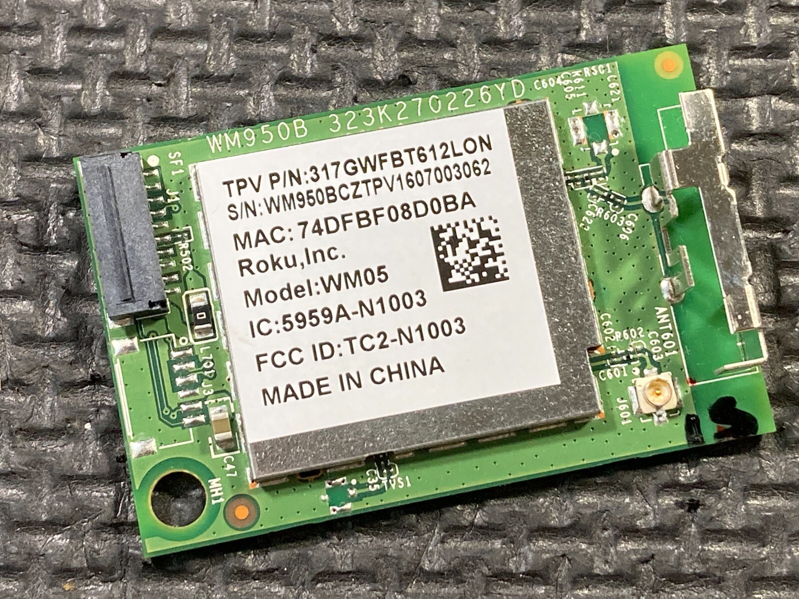 🖥️ ROKU® OEM Genuine Wireless Module Model No. WM05 For Many TV Models!