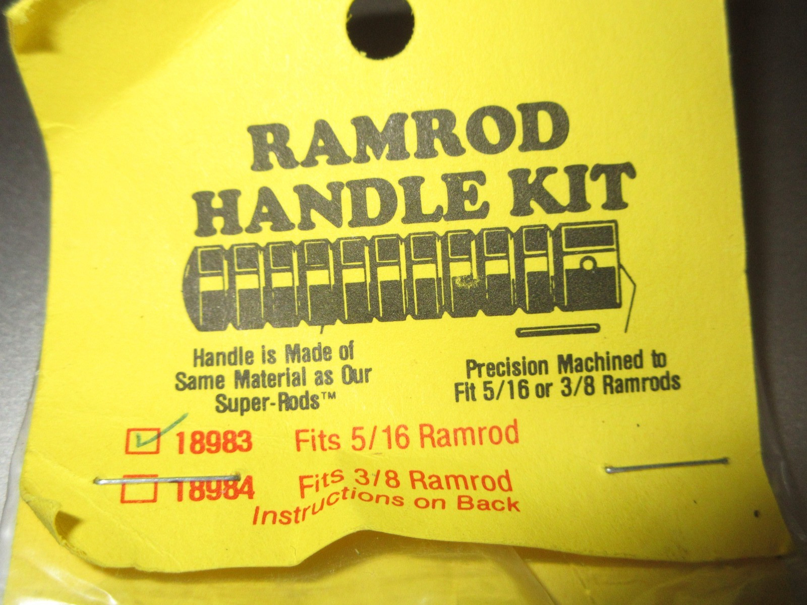 MSM 5/16" Ramrod Handle Kit 18983 Muzzleloader Black Powder NIP