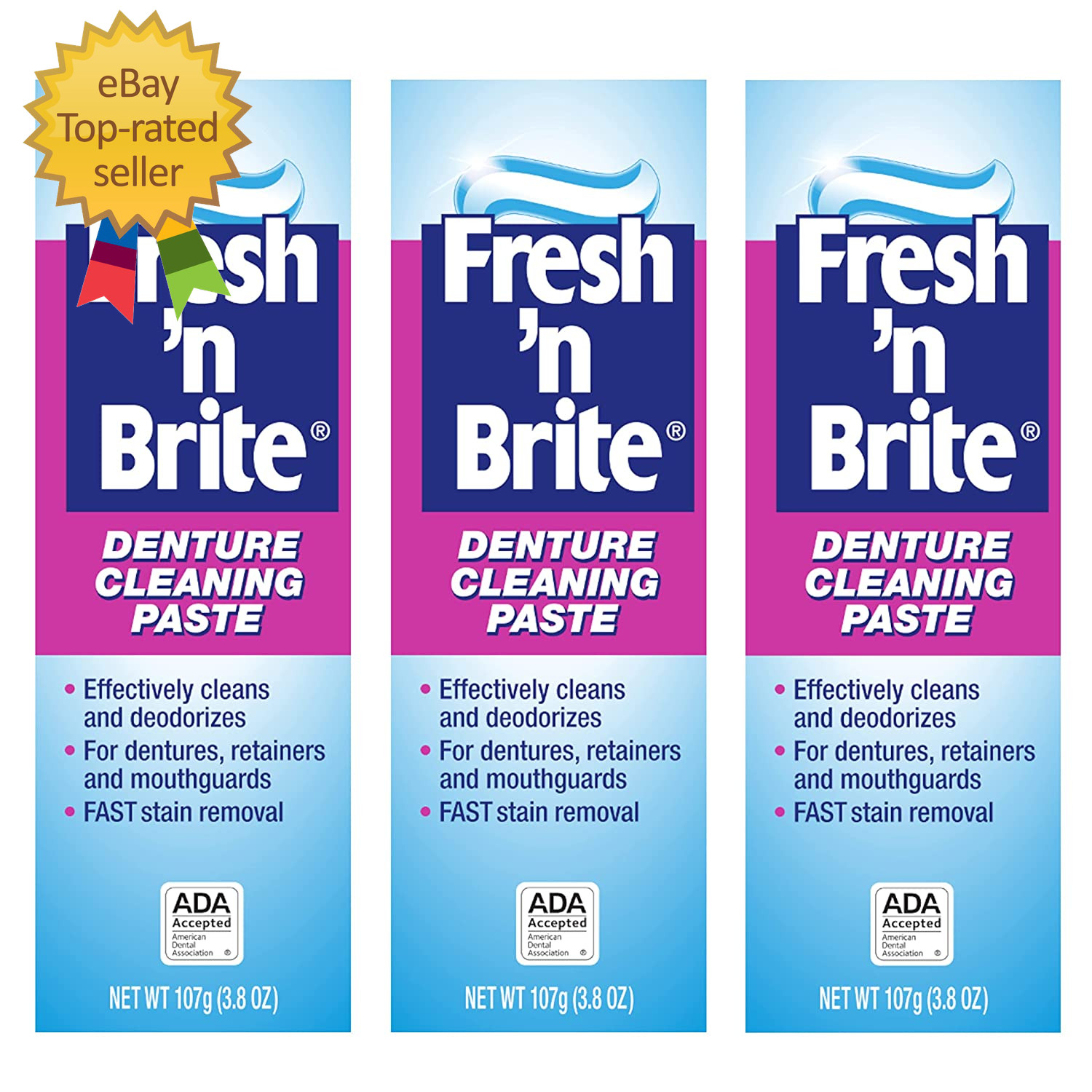 Denture Cleaning Paste for Dentures Removable Partial Dentures Retainers