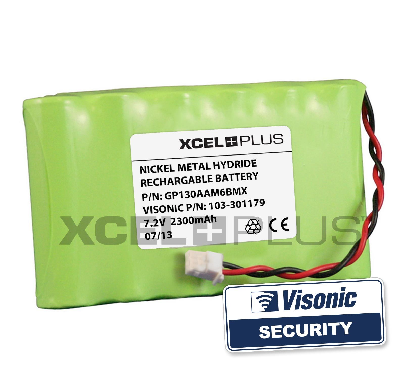 Visonic Powermax Complete High Capacity Control Panel Alarm Battery 103-301179
