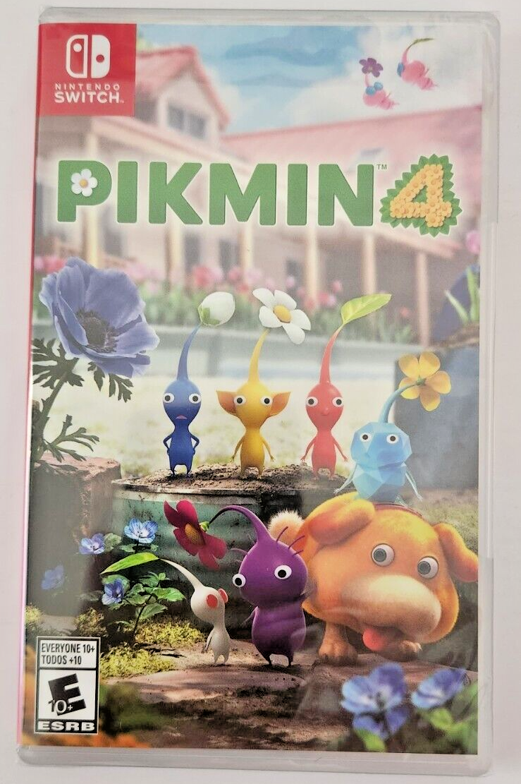 Pikmin 1+2 & 3 Deluxe & 4 Switch Brand New Game Bundle (Action/Adventure Puzzle)