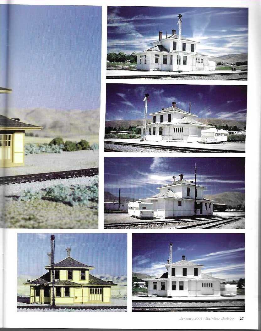 Mainline Modeler Jan 2004 N&W Horseshoe Depot Simplot KCS B-3 Soo Bevier Mine