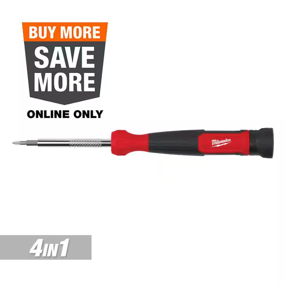 4-In-1 Precision Multi-Bit Screwdriver