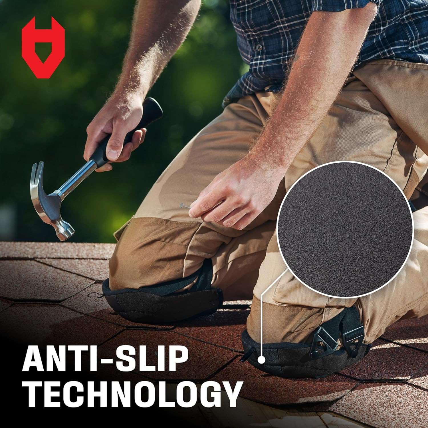 Non-Slip Knee Pads with Foam Padding & Adjustable Straps for Work & Garden