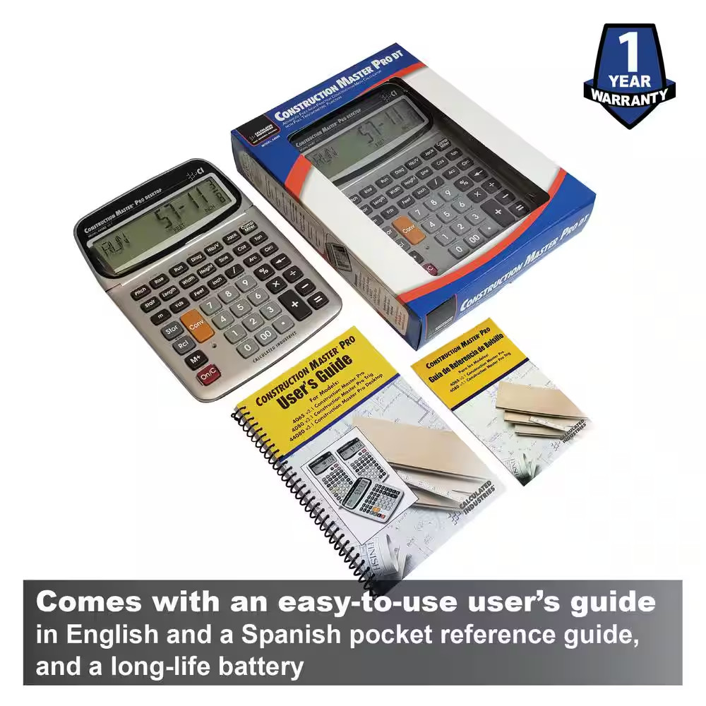 Construction Master Pro Desktop with Full Trigonometric Function