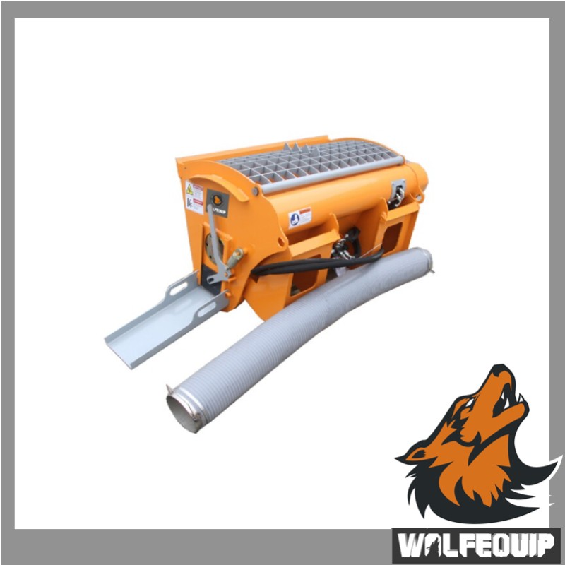 Wolfequip Mix Double Discharge Skid Steer  For CAT Bobcat Mixer Concrete Cement