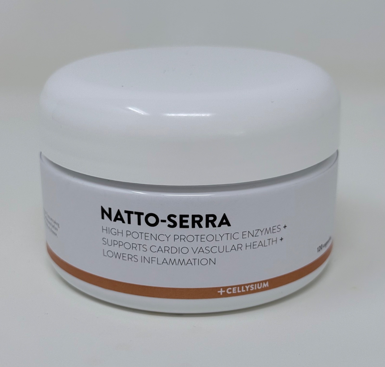 Nattokinase with Serrapeptase 11,000fu  120 high potency capsules