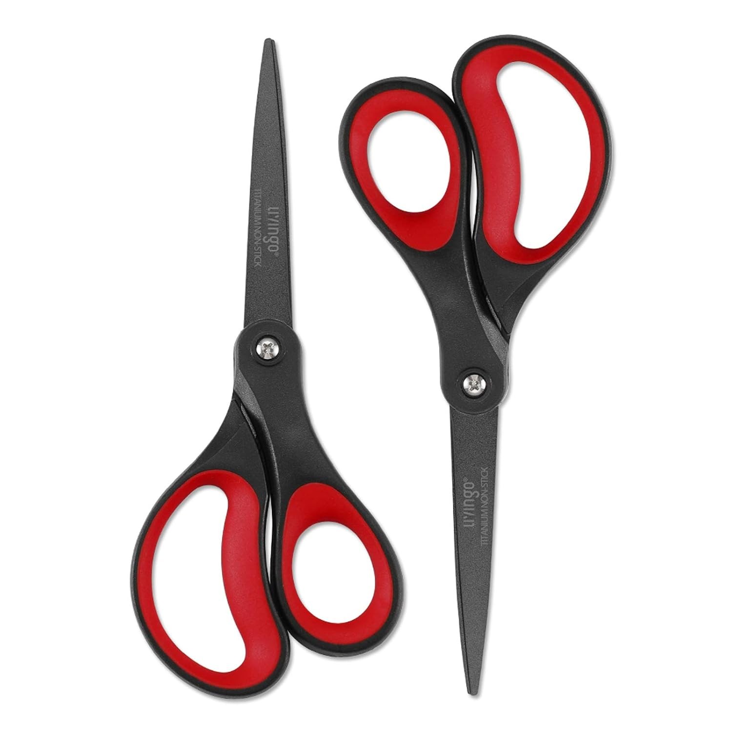 8" Titanium Non-Stick Stainless Steel Professional Kitchen Scissors Set of 2