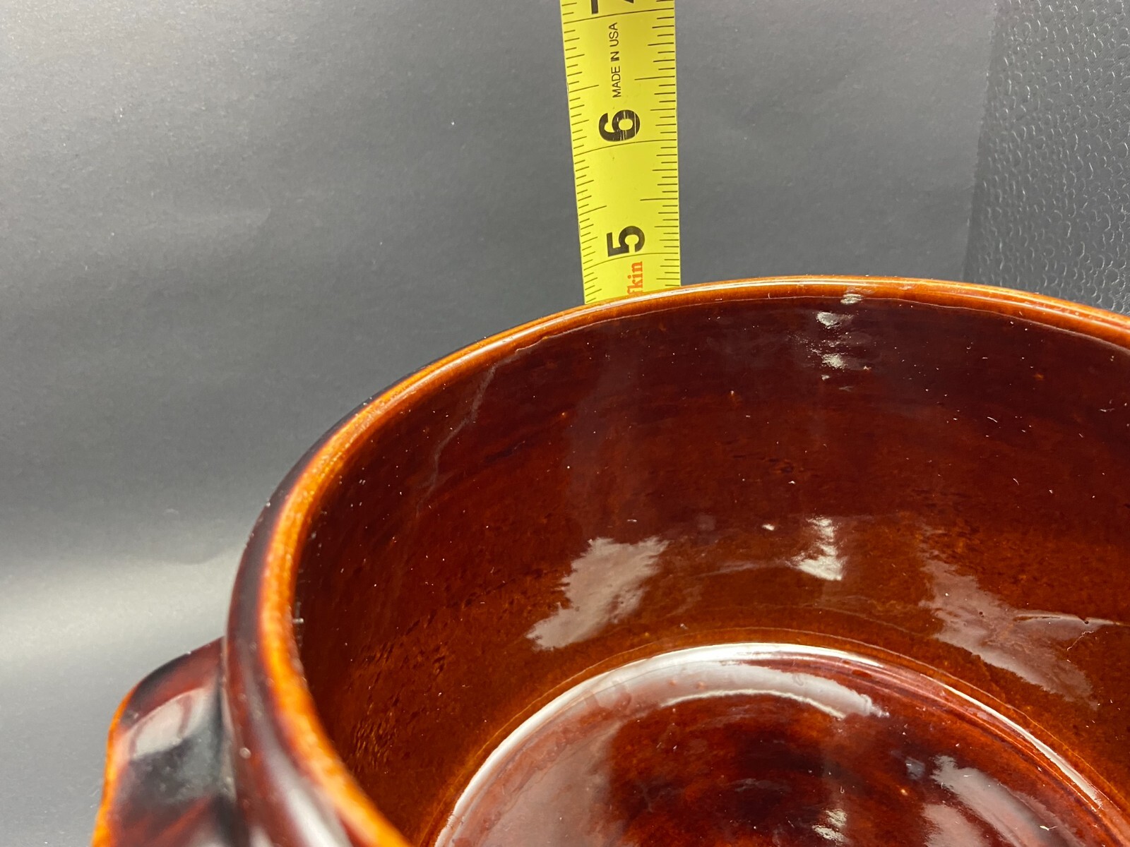 Vintage West Bend Bean Pot Genuine Ceramic Stoneware
