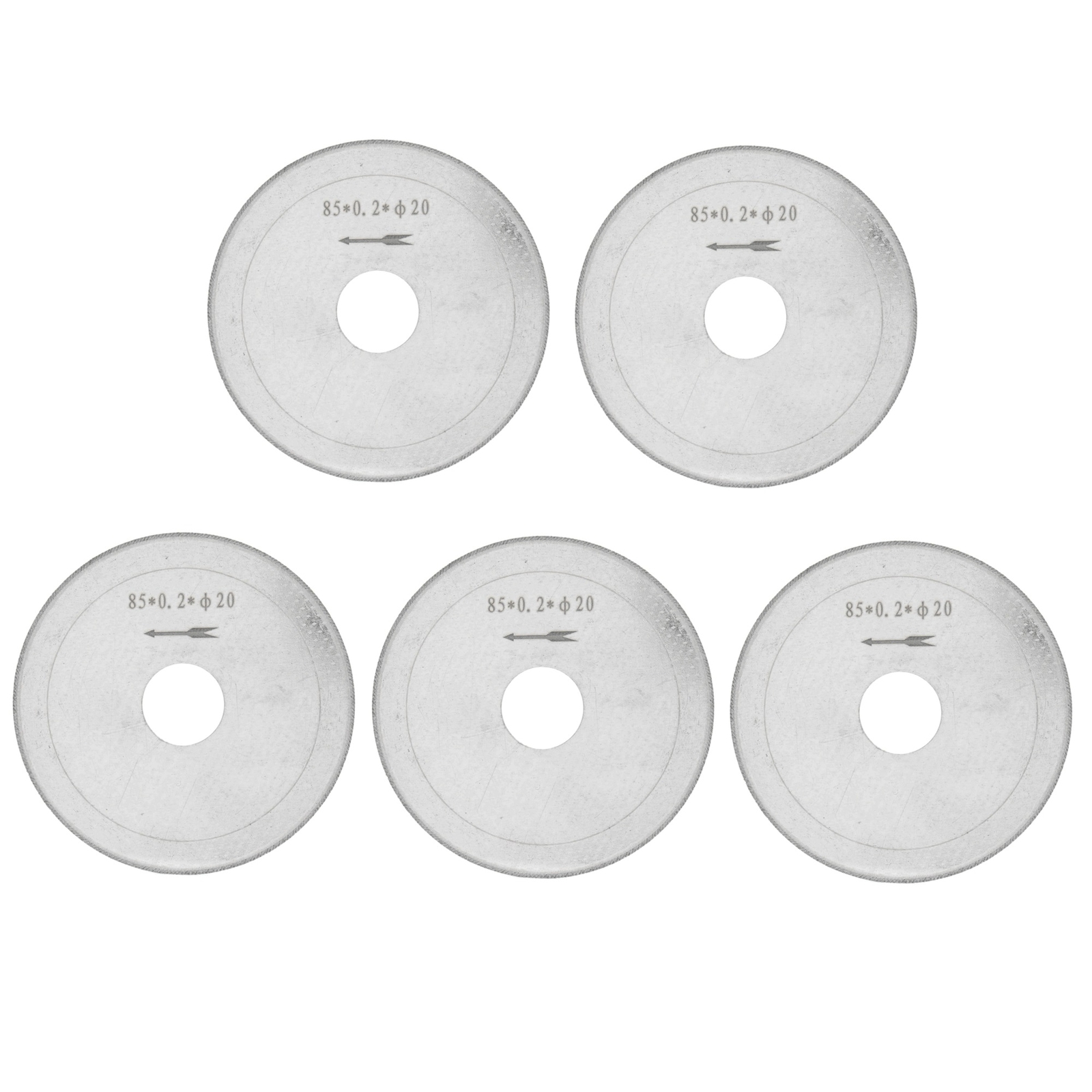 5Pcs 3-3/8" inch 85mm Diamond Lapidary Saw Blades Jewelry Tool for Stone