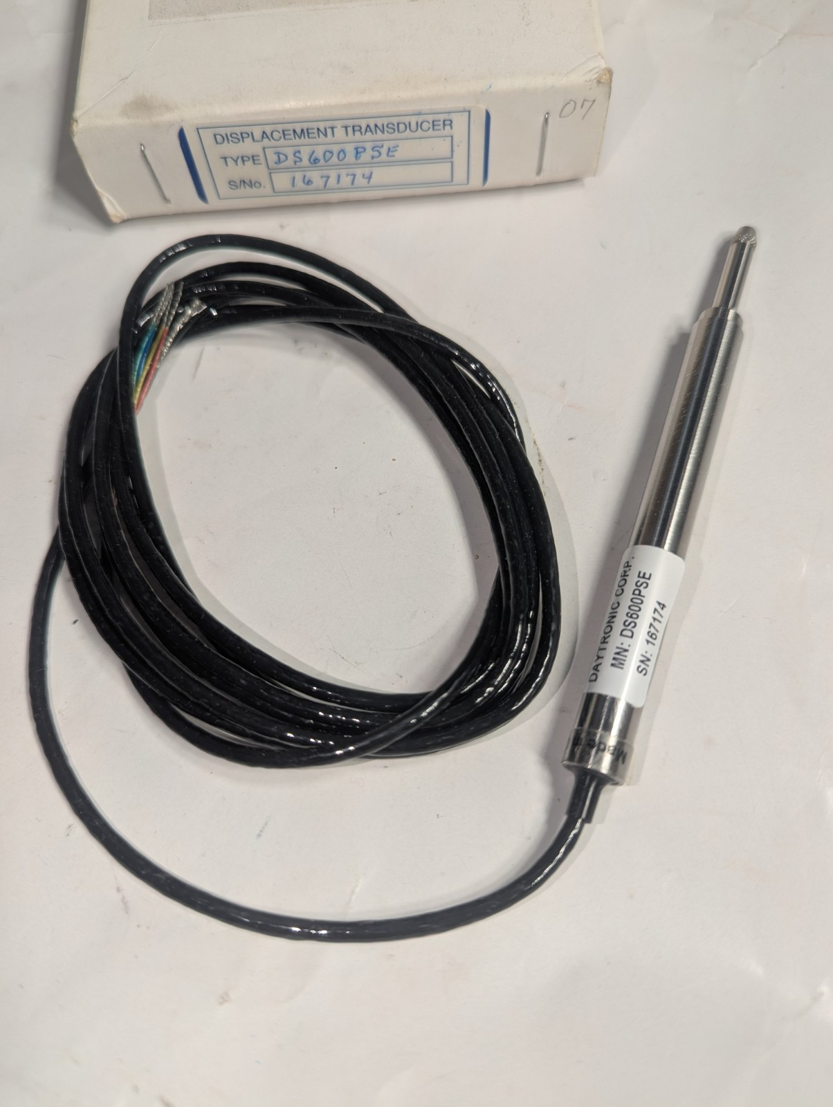 NEW GENUINE DAYTRONIC CORP. DS600PSE DISPLACEMENT TRANSDUCER