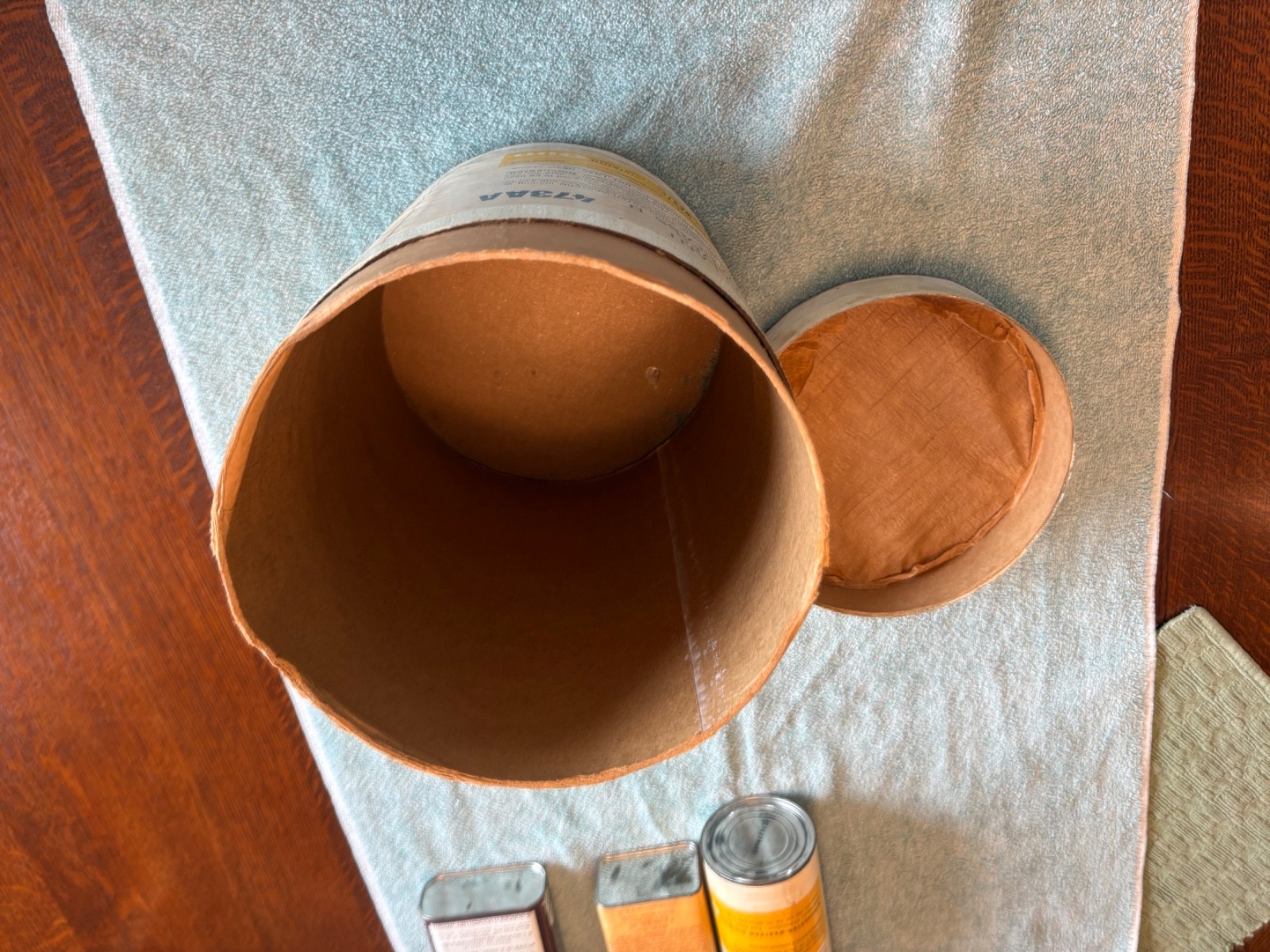 Vintage ball powder containers