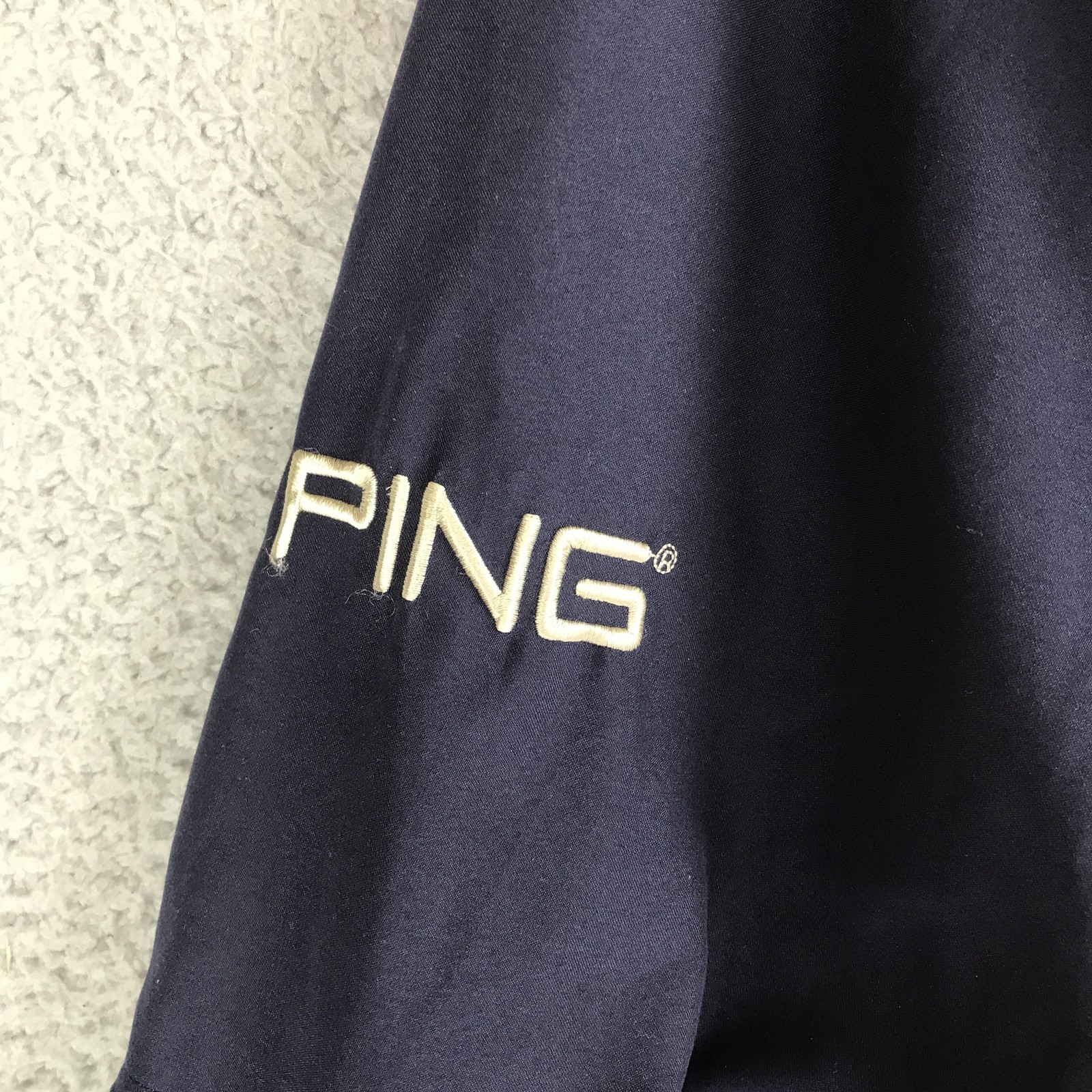 PING Collection Pullover Jacket Mens Large Quarter Zip Windbreaker Golf