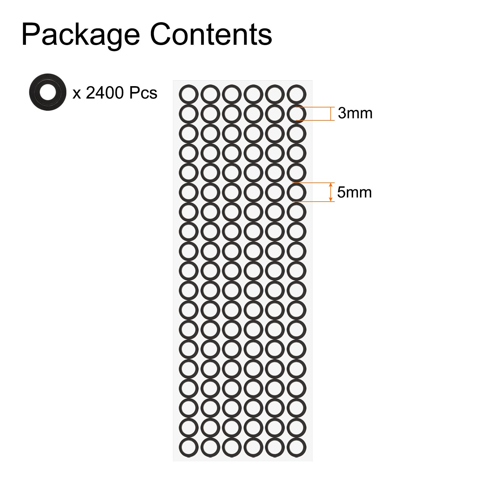 For 2400Pcs 3D Scanner Markers 3mm for 3D Scanners, 3D Tracking Points