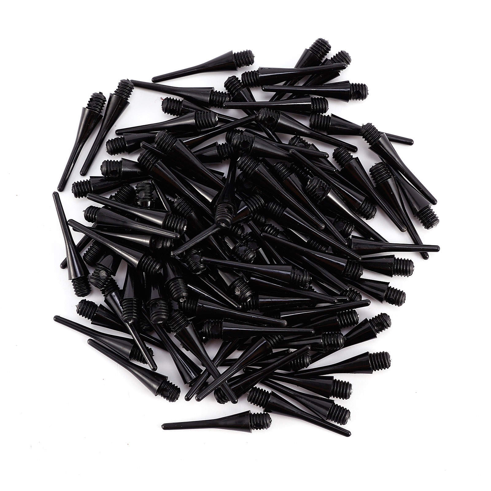 12pcs (4 Colors) Plastic Needle Dart Arrows with 100 Replacement Soft Dart Tips