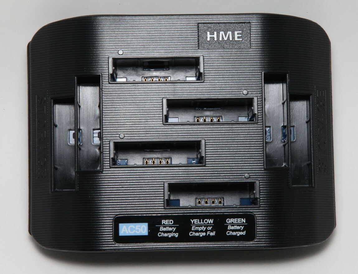 New AC50 AC-50 4-Slot Battery Charger For HME HS6100 Drive Thru Intercom BAT50