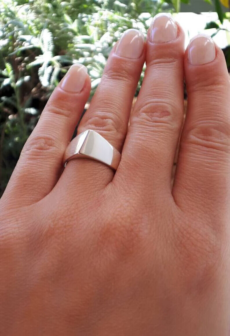 Pyramid Ring 925 Sterling Silver Band &Statement Ring Handmade Ring All size